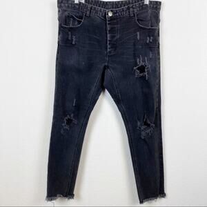 Man X One Teaspoon • Jett Black Mr Blues Jeans